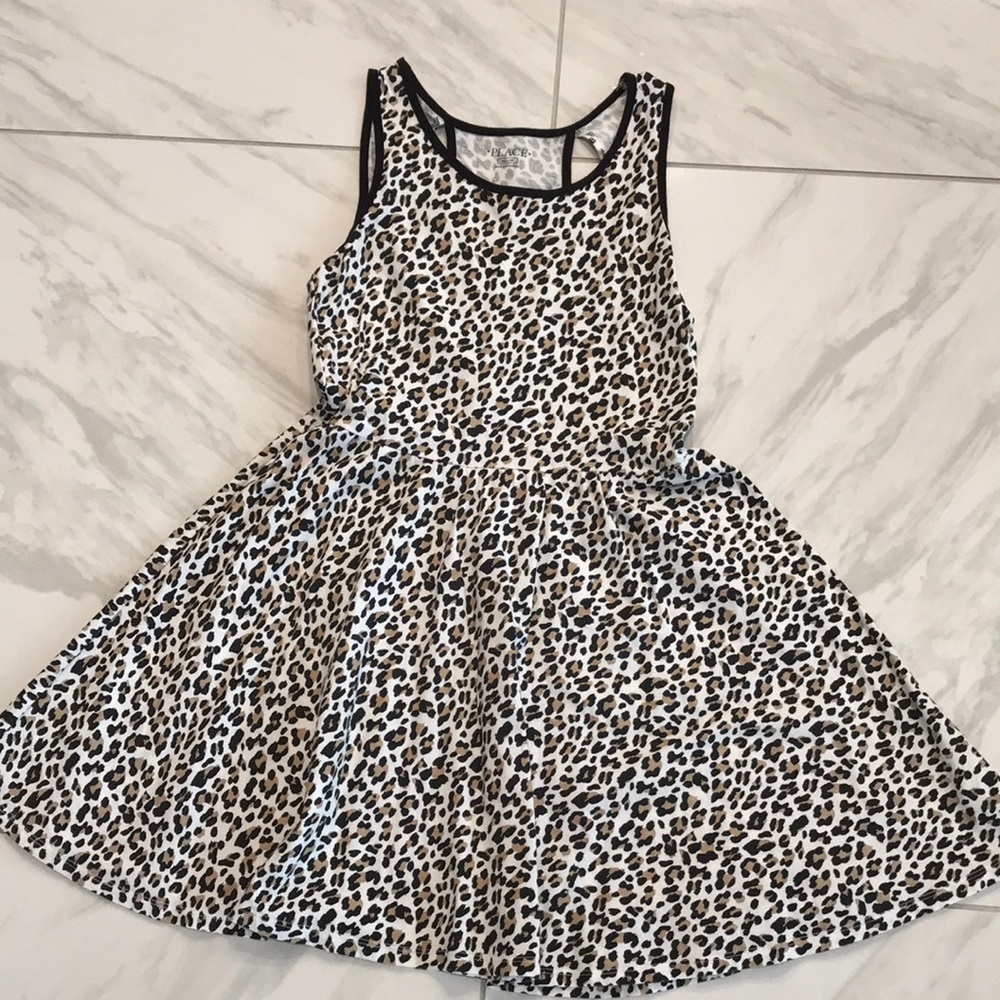 Girls summer animal print dress
